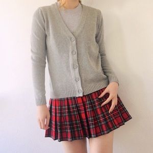 Brandy Melville Grey Cardigan Sweater